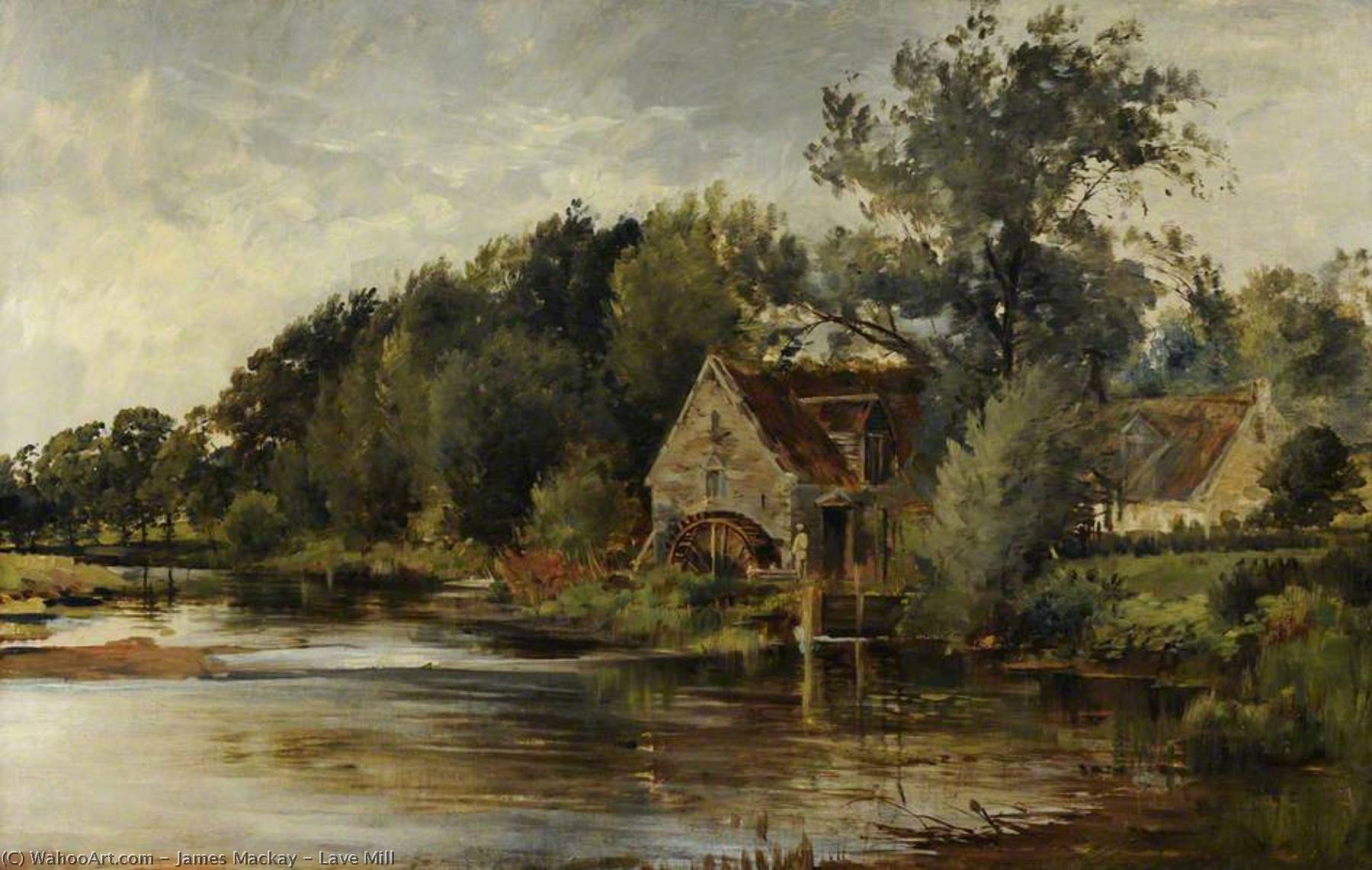Wikioo.org - The Encyclopedia of Fine Arts - Painting, Artwork by James Mackay - Lave Mill