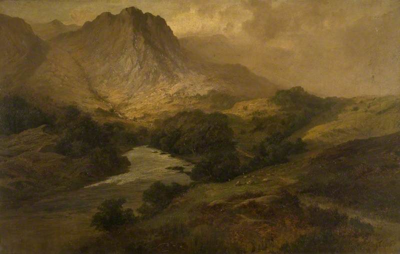 Wikioo.org - The Encyclopedia of Fine Arts - Painting, Artwork by Frank Thomas Carter - Eel Crag, Borrowdale
