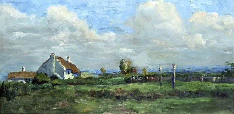 Wikioo.org - The Encyclopedia of Fine Arts - Painting, Artwork by Francis Reily - A Breezy Day in Ainsdale, Lancashire