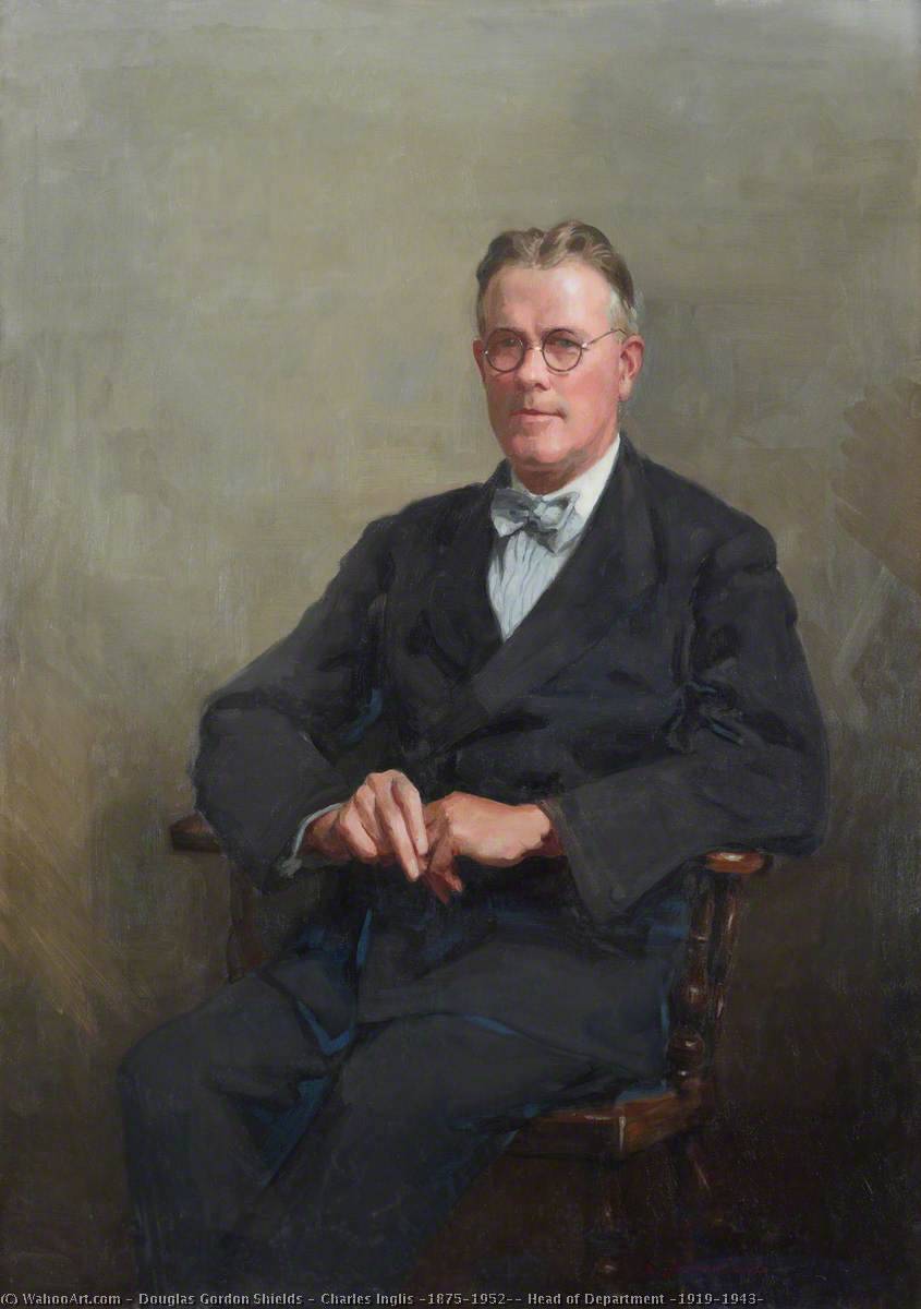 Wikioo.org - The Encyclopedia of Fine Arts - Painting, Artwork by Douglas Gordon Shields - Charles Inglis (1875–1952), Head of Department (1919–1943)