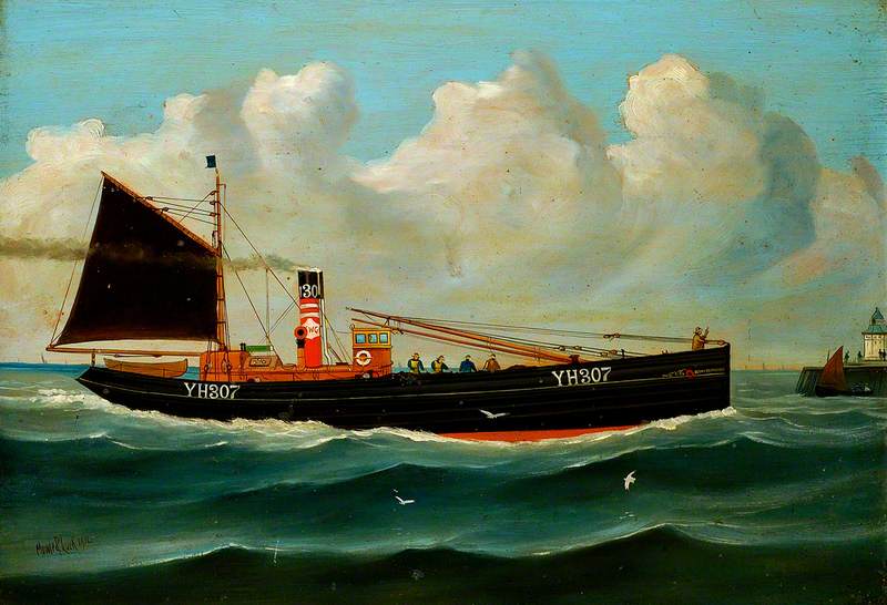 Wikioo.org - The Encyclopedia of Fine Arts - Painting, Artwork by Kenneth Luck - 'Ocean Retriever' YH307