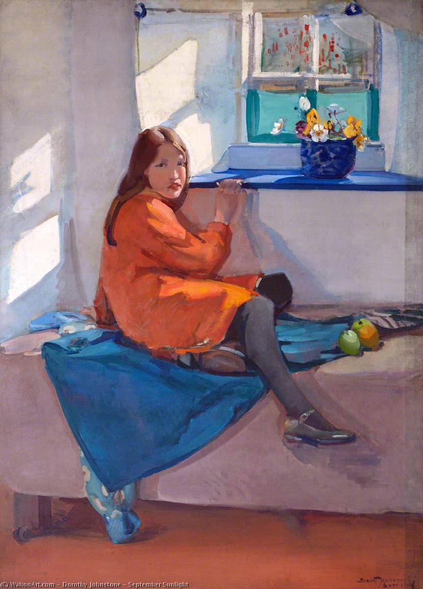 WikiOO.org - Enciclopedia of Fine Arts - Pictura, lucrări de artă Dorothy Johnstone - September Sunlight