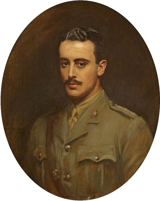 Wikioo.org - The Encyclopedia of Fine Arts - Painting, Artwork by Albert Henry Collings - Captain Eustace Lyle Gibbs (1885–1915)