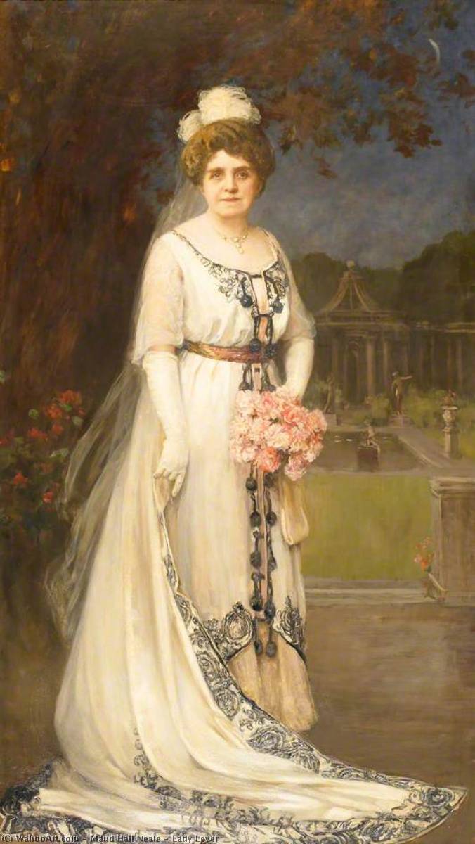 Wikioo.org - The Encyclopedia of Fine Arts - Painting, Artwork by Maud Hall Neale - Lady Lever