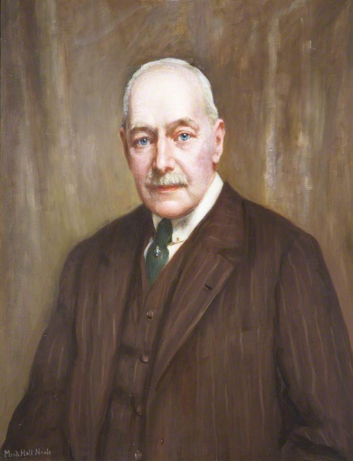 Wikioo.org - The Encyclopedia of Fine Arts - Painting, Artwork by Maud Hall Neale - Sir John Daw, Kt, Chairman of Devon County Council (1938–1946)