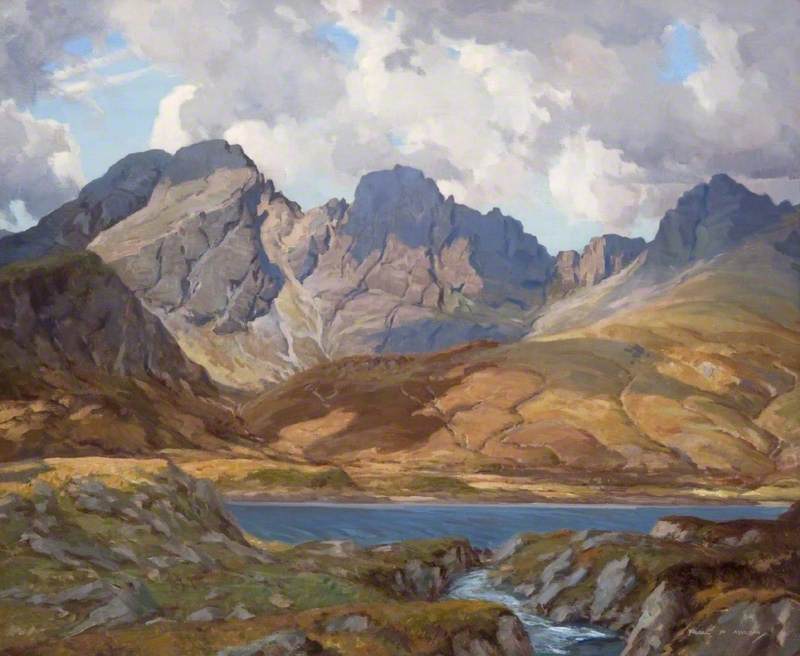 Wikioo.org - The Encyclopedia of Fine Arts - Painting, Artwork by Francis Patrick Martin - Spring Morning, Blaven