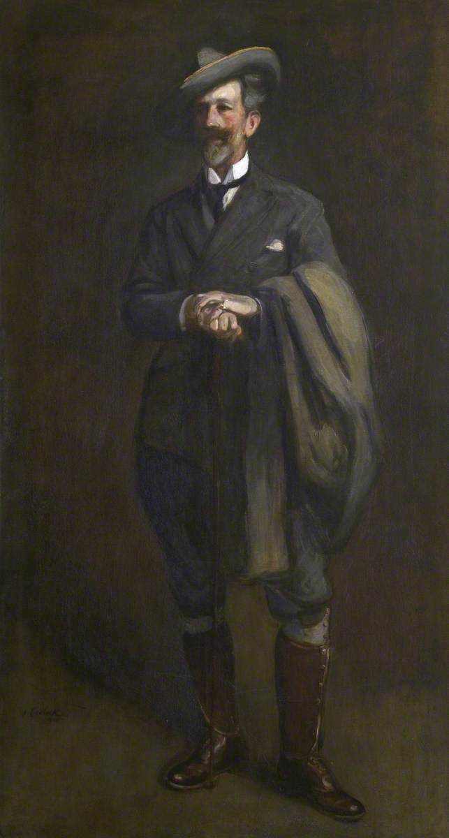 Wikioo.org - The Encyclopedia of Fine Arts - Painting, Artwork by John Crealock - Robert Bontine Cunninghame Graham (1852–1936)