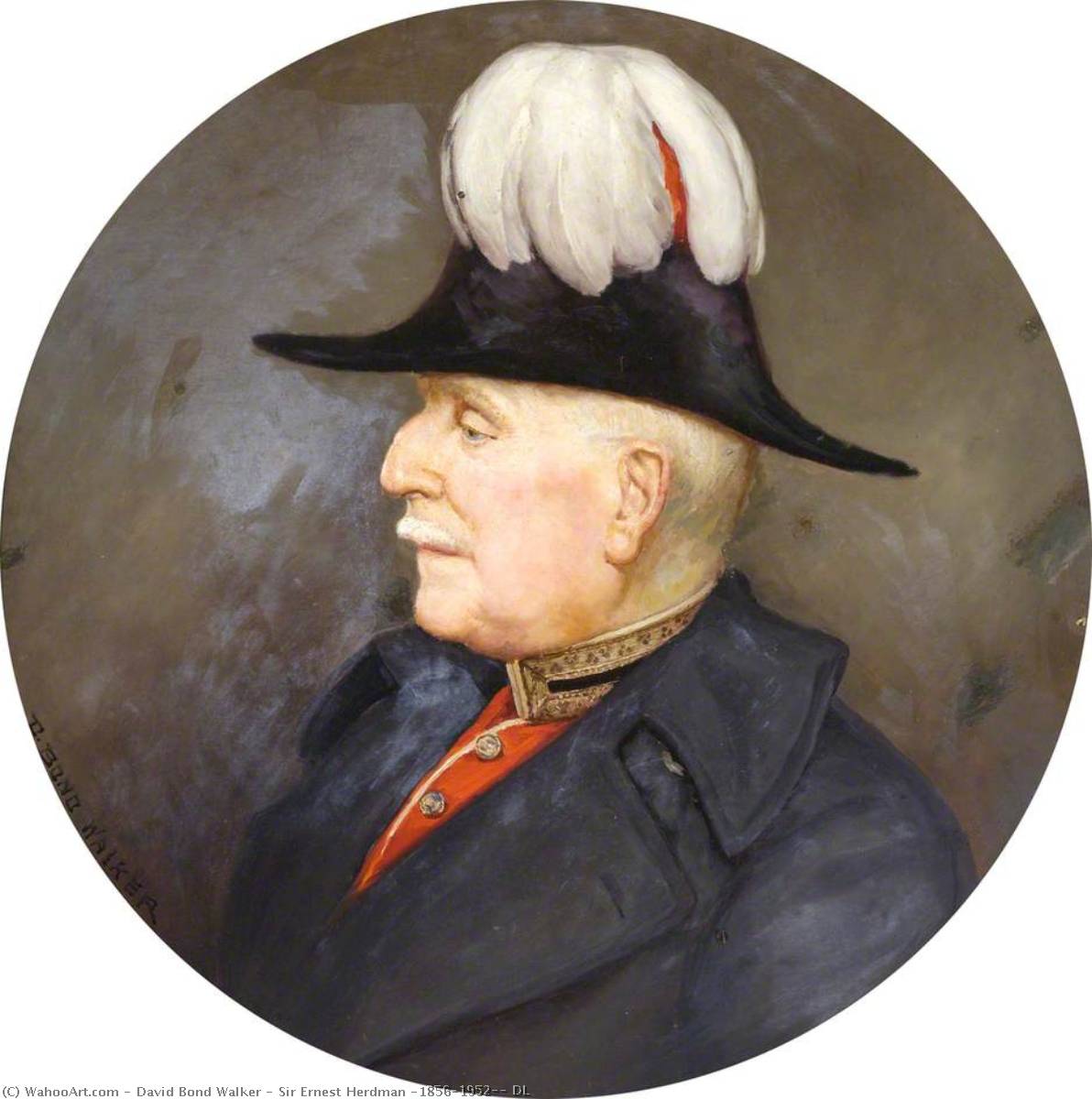 Wikioo.org - The Encyclopedia of Fine Arts - Painting, Artwork by David Bond Walker - Sir Ernest Herdman (1856–1952), DL