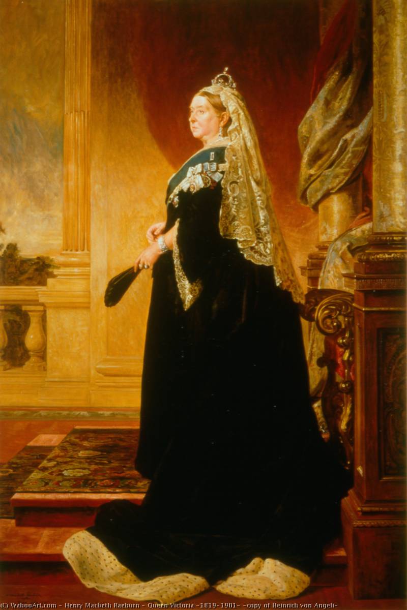 Wikioo.org - The Encyclopedia of Fine Arts - Painting, Artwork by Henry Macbeth Raeburn - Queen Victoria (1819–1901) (copy of Heinrich von Angeli)