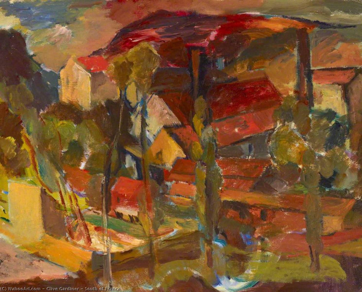 Wikioo.org - The Encyclopedia of Fine Arts - Painting, Artwork by Clive Gardiner - South of France
