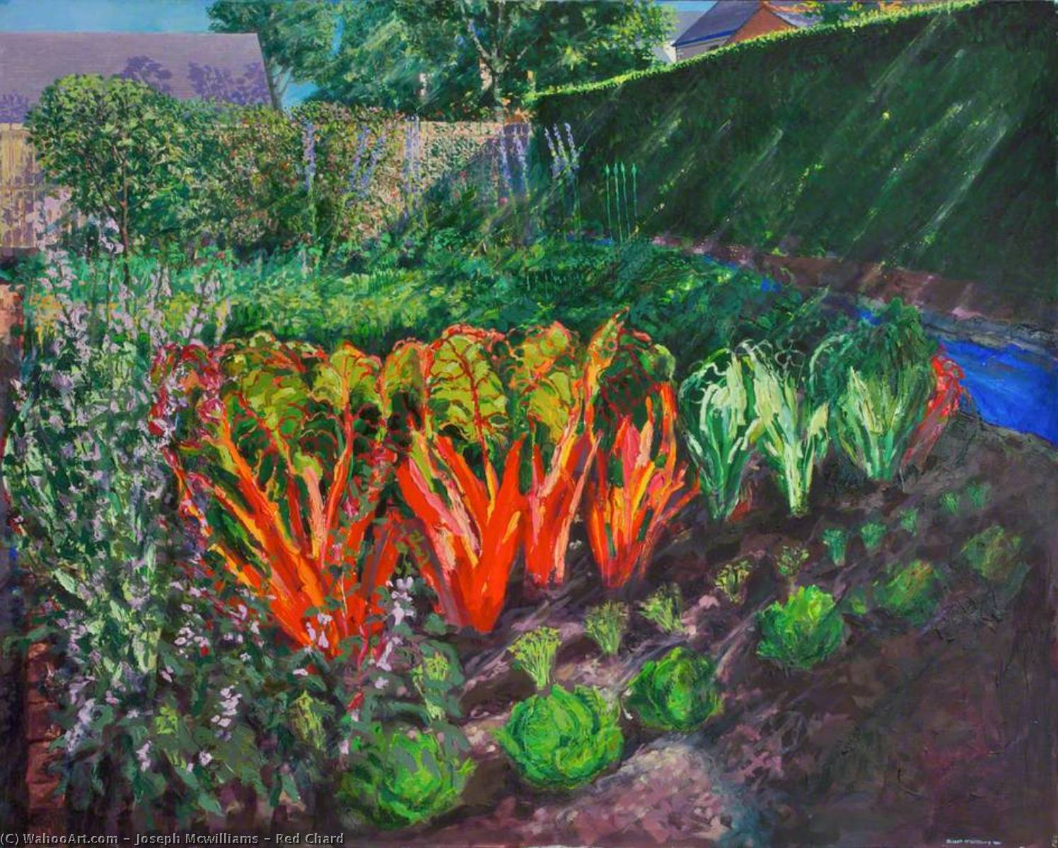 Wikioo.org - The Encyclopedia of Fine Arts - Painting, Artwork by Joseph Mcwilliams - Red Chard