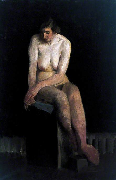 Wikioo.org - The Encyclopedia of Fine Arts - Painting, Artwork by Reginald Brill - Female Figure Seated
