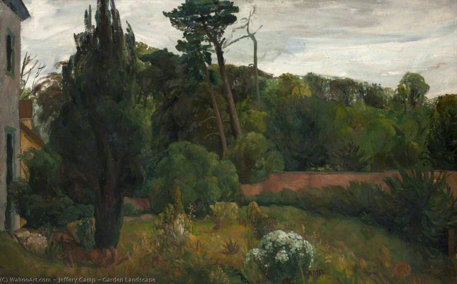 Wikioo.org - The Encyclopedia of Fine Arts - Painting, Artwork by Jeffery Camp - Garden Landscape