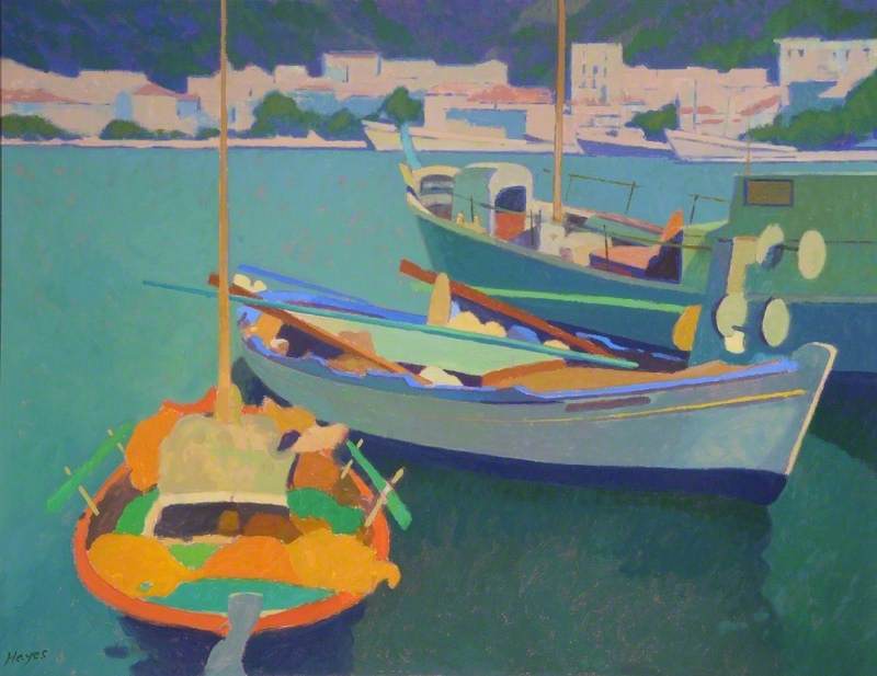 Wikioo.org - The Encyclopedia of Fine Arts - Painting, Artwork by Colin Graham Frederick Hayes - Samos, Greece