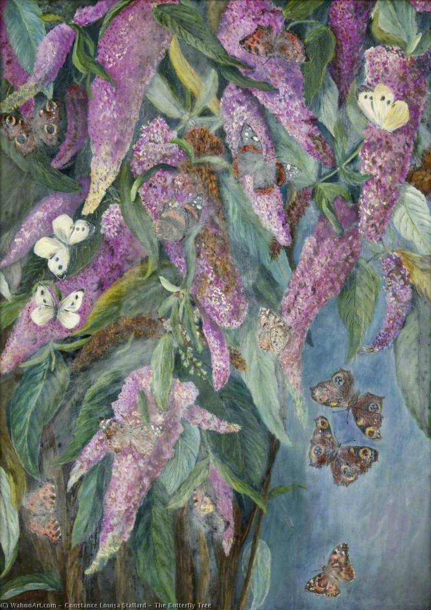 Wikioo.org - The Encyclopedia of Fine Arts - Painting, Artwork by Constance Louisa Stallard - The Butterfly Tree