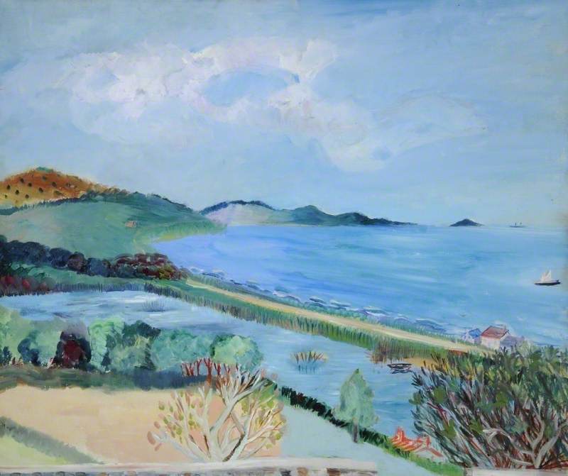 Wikioo.org - The Encyclopedia of Fine Arts - Painting, Artwork by Hazel King Farlow - Slapton Sands, Devon