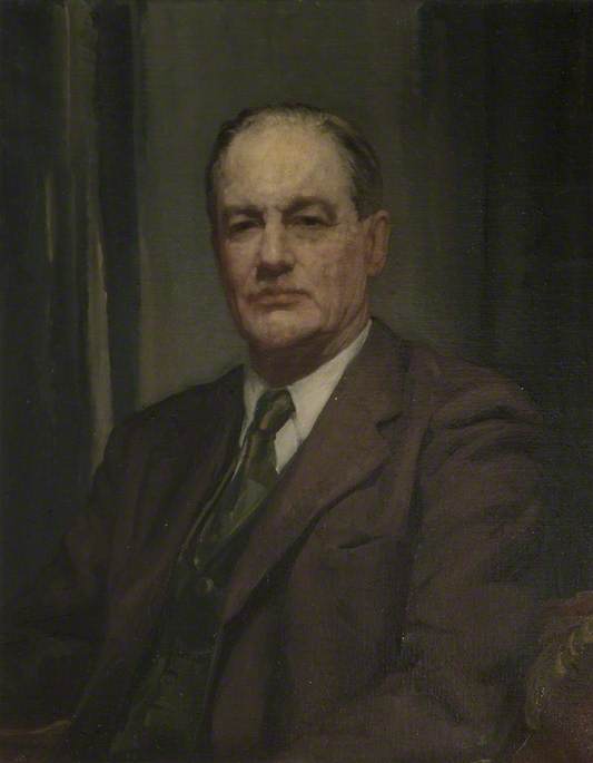 Wikioo.org - The Encyclopedia of Fine Arts - Painting, Artwork by Alice Mary Burton - Councillor William Bingham Compton (1865–1978), 6th Marquess of Northampton, Chairman of Northamptonshire County Council (1949–1954)
