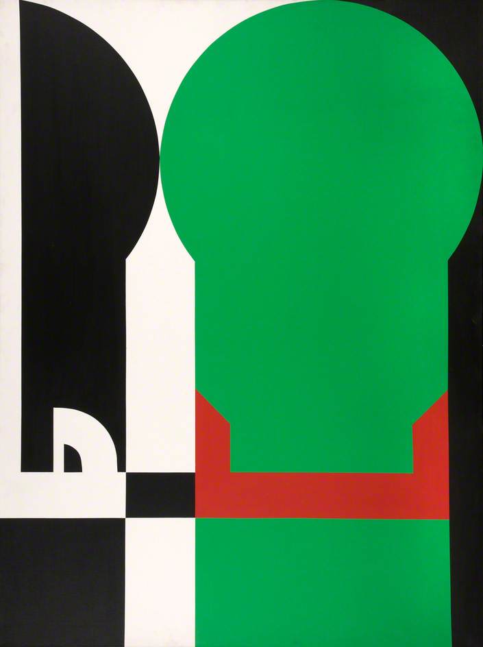 Wikioo.org - The Encyclopedia of Fine Arts - Painting, Artwork by Bashir Makhoul - Intifada (diptych, right panel)