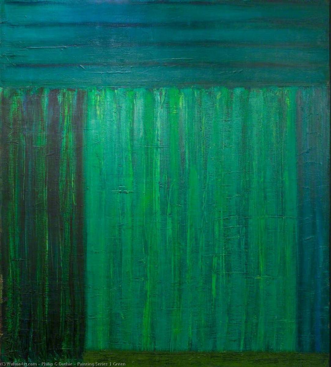 Wikioo.org - The Encyclopedia of Fine Arts - Painting, Artwork by Philip G Duthie - Painting Series 1 Green