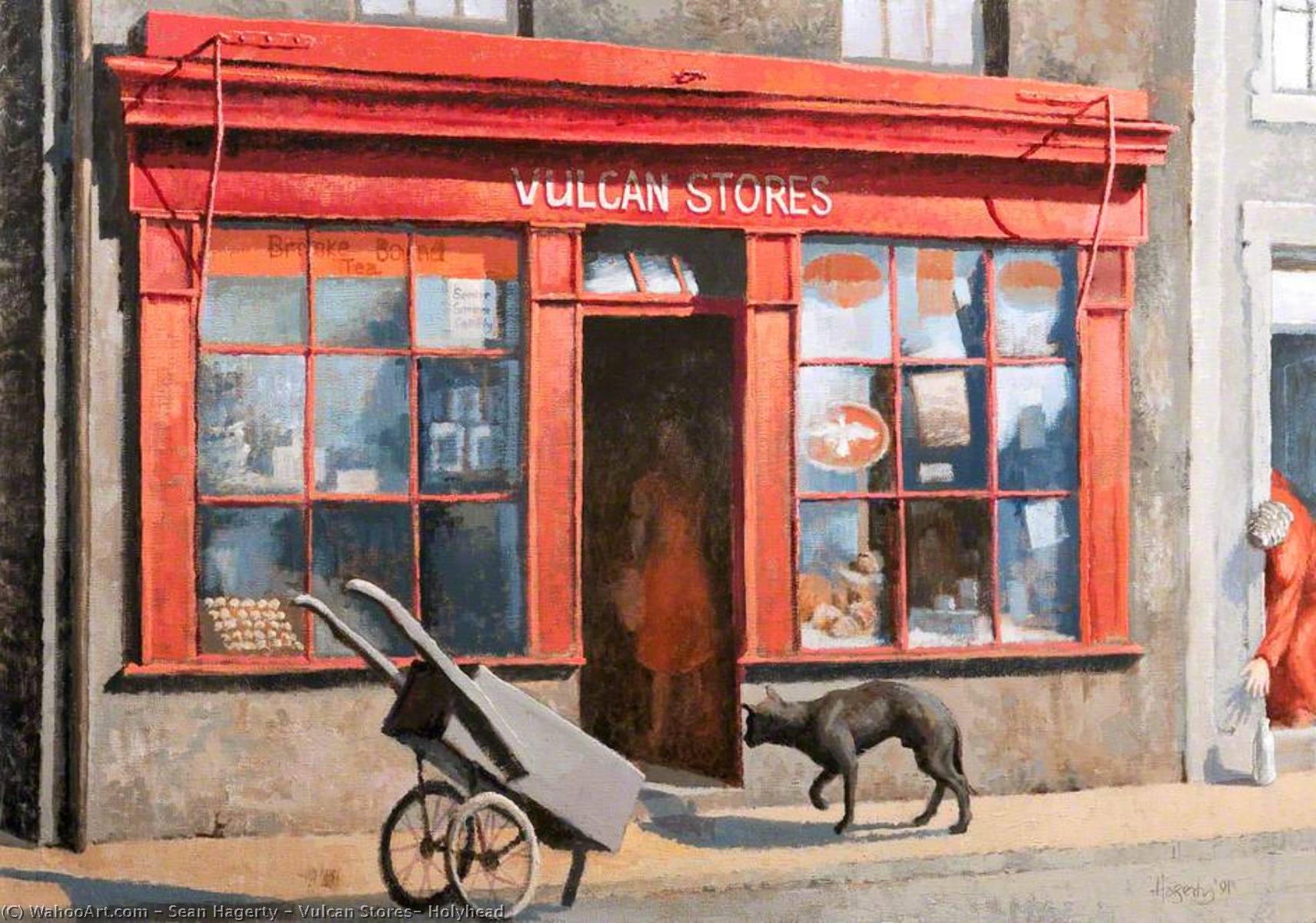 Wikioo.org - The Encyclopedia of Fine Arts - Painting, Artwork by Sean Hagerty - Vulcan Stores, Holyhead