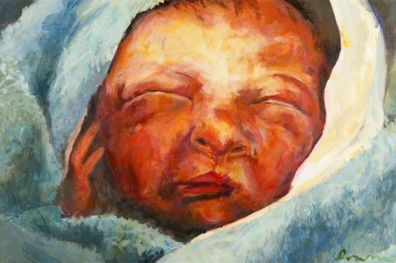 Wikioo.org - The Encyclopedia of Fine Arts - Painting, Artwork by Kate Downie - 12 Minute Baby