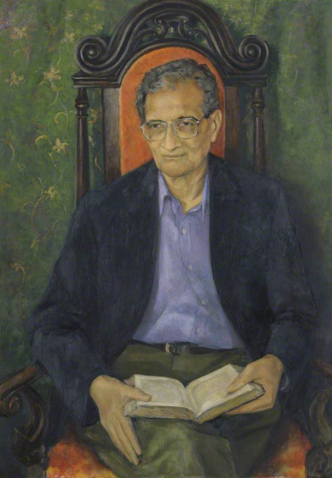 Wikioo.org - The Encyclopedia of Fine Arts - Painting, Artwork by Annabel Cullen - Amartya Sen (b.1933), Master (1998–2004), Economist and Philosopher