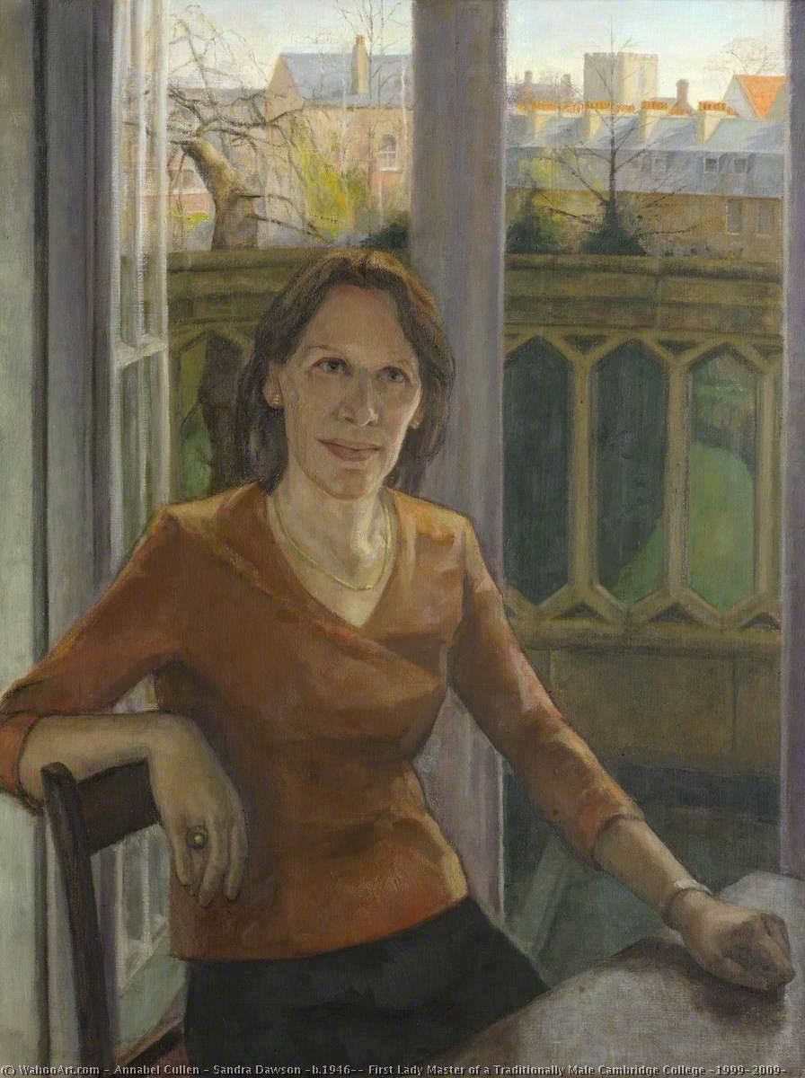 Wikioo.org - The Encyclopedia of Fine Arts - Painting, Artwork by Annabel Cullen - Sandra Dawson (b.1946), First Lady Master of a Traditionally Male Cambridge College (1999–2009)