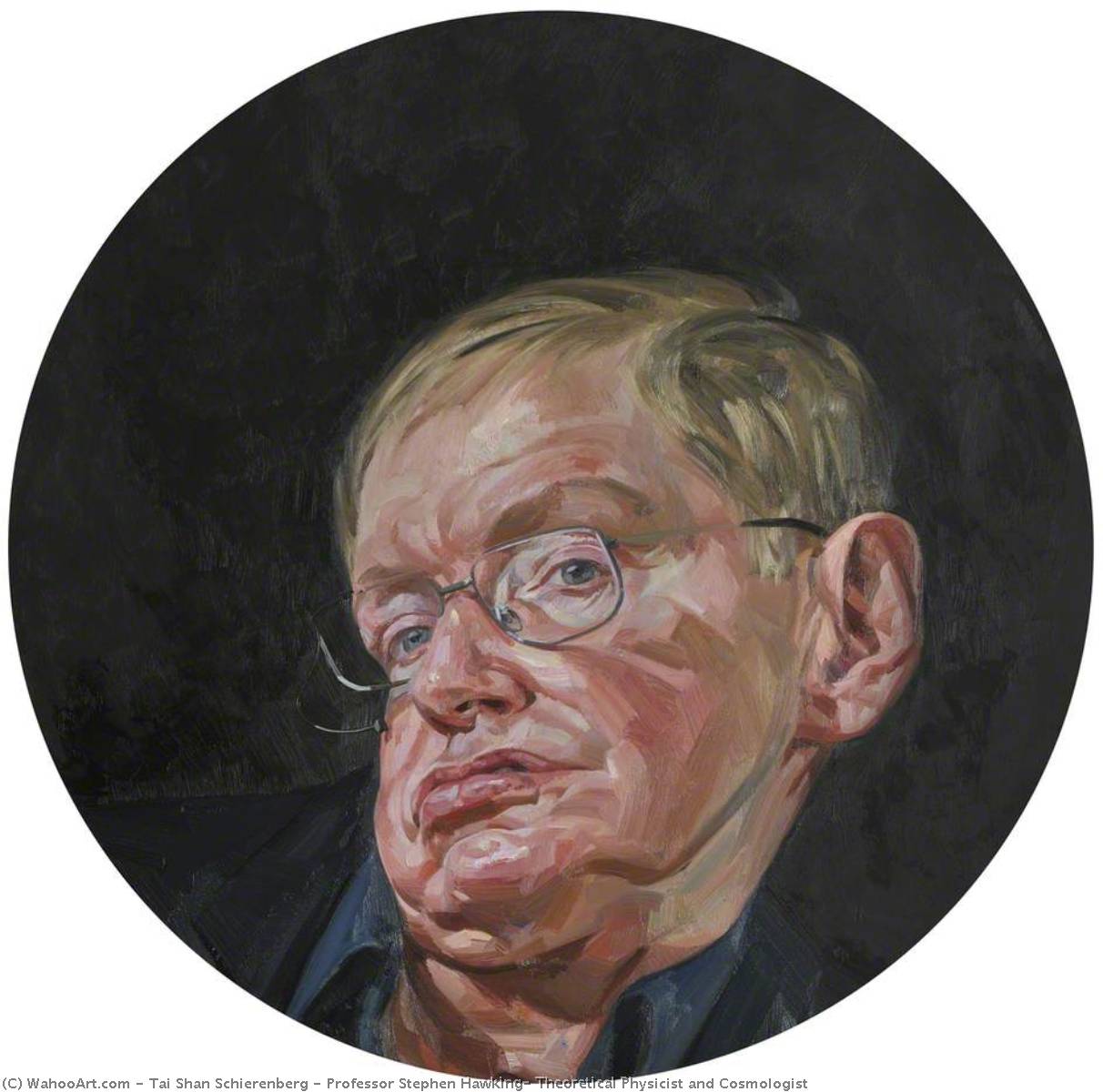 Wikioo.org - The Encyclopedia of Fine Arts - Painting, Artwork by Tai Shan Schierenberg - Professor Stephen Hawking, Theoretical Physicist and Cosmologist