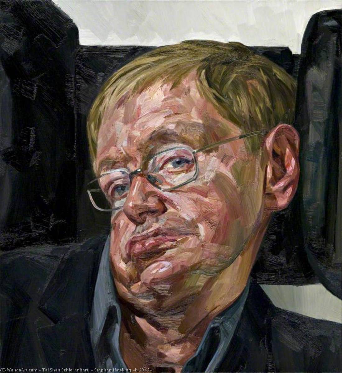 Wikioo.org - The Encyclopedia of Fine Arts - Painting, Artwork by Tai Shan Schierenberg - Stephen Hawking (b.1942)