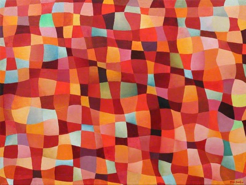 Wikioo.org - The Encyclopedia of Fine Arts - Painting, Artwork by Grace Gardner - Getting to Know Red (Spectrum Series)