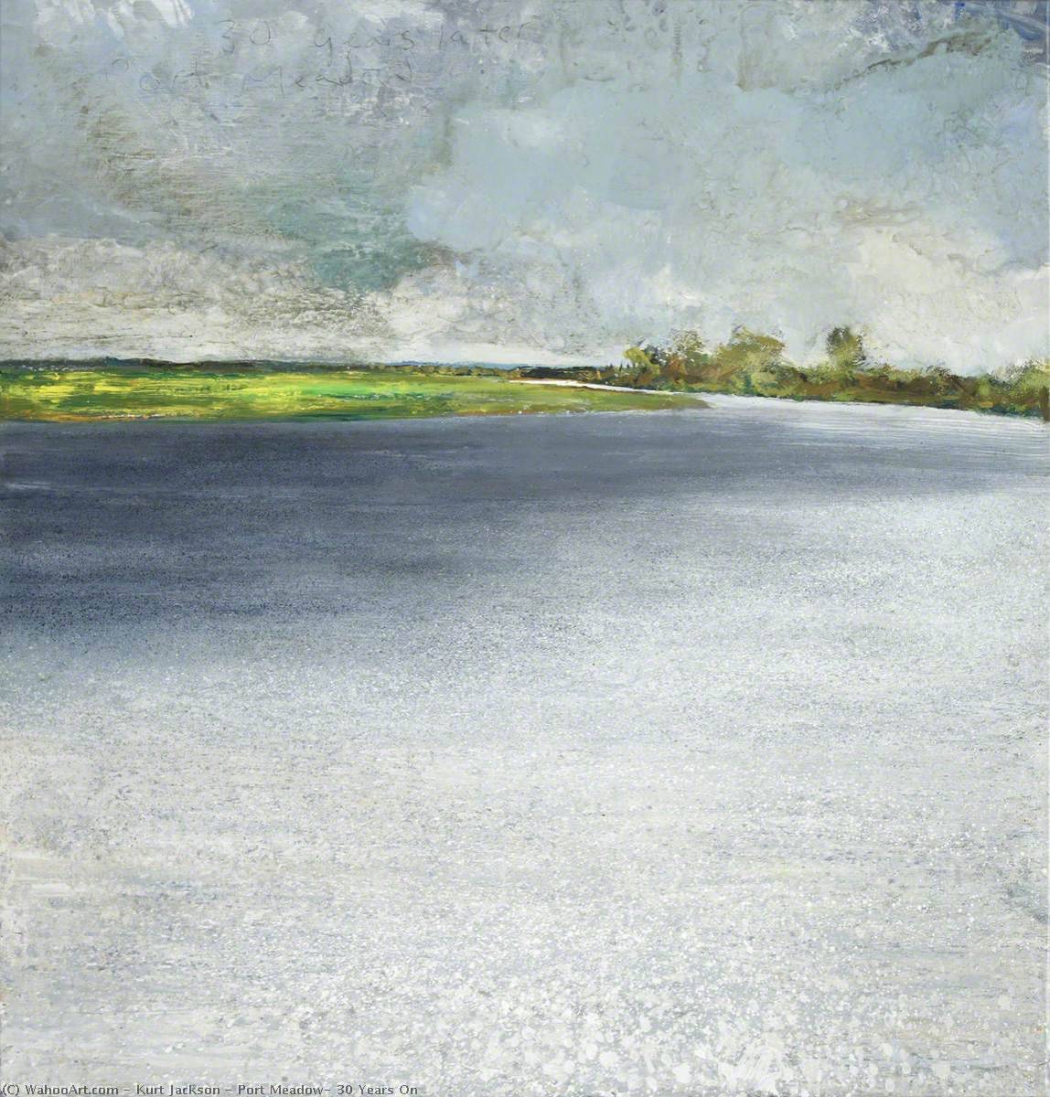 Wikioo.org - The Encyclopedia of Fine Arts - Painting, Artwork by Kurt Jackson - Port Meadow, 30 Years On