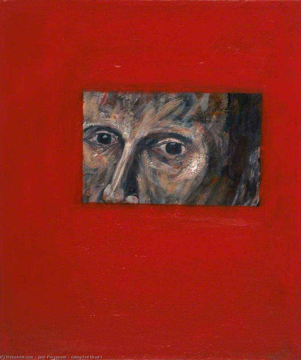 Wikioo.org - The Encyclopedia of Fine Arts - Painting, Artwork by Jack Pakenham - Glimpsed Head I