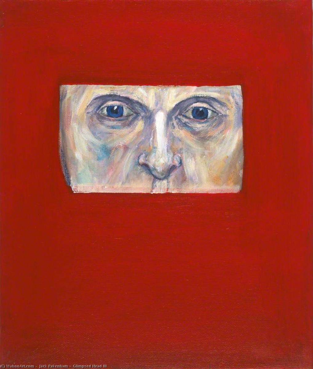 Wikioo.org - The Encyclopedia of Fine Arts - Painting, Artwork by Jack Pakenham - Glimpsed Head III