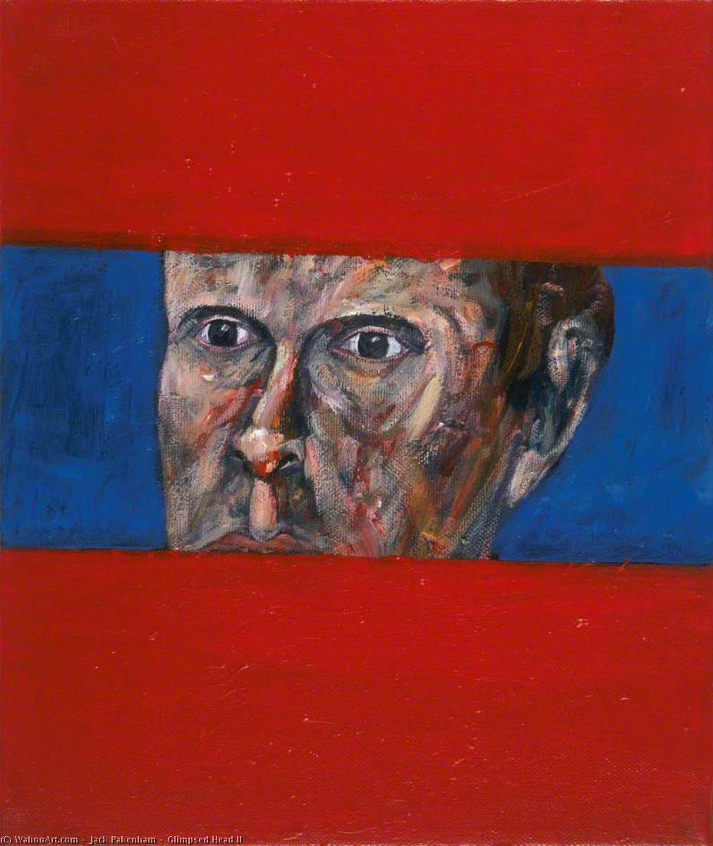 Wikioo.org - The Encyclopedia of Fine Arts - Painting, Artwork by Jack Pakenham - Glimpsed Head II