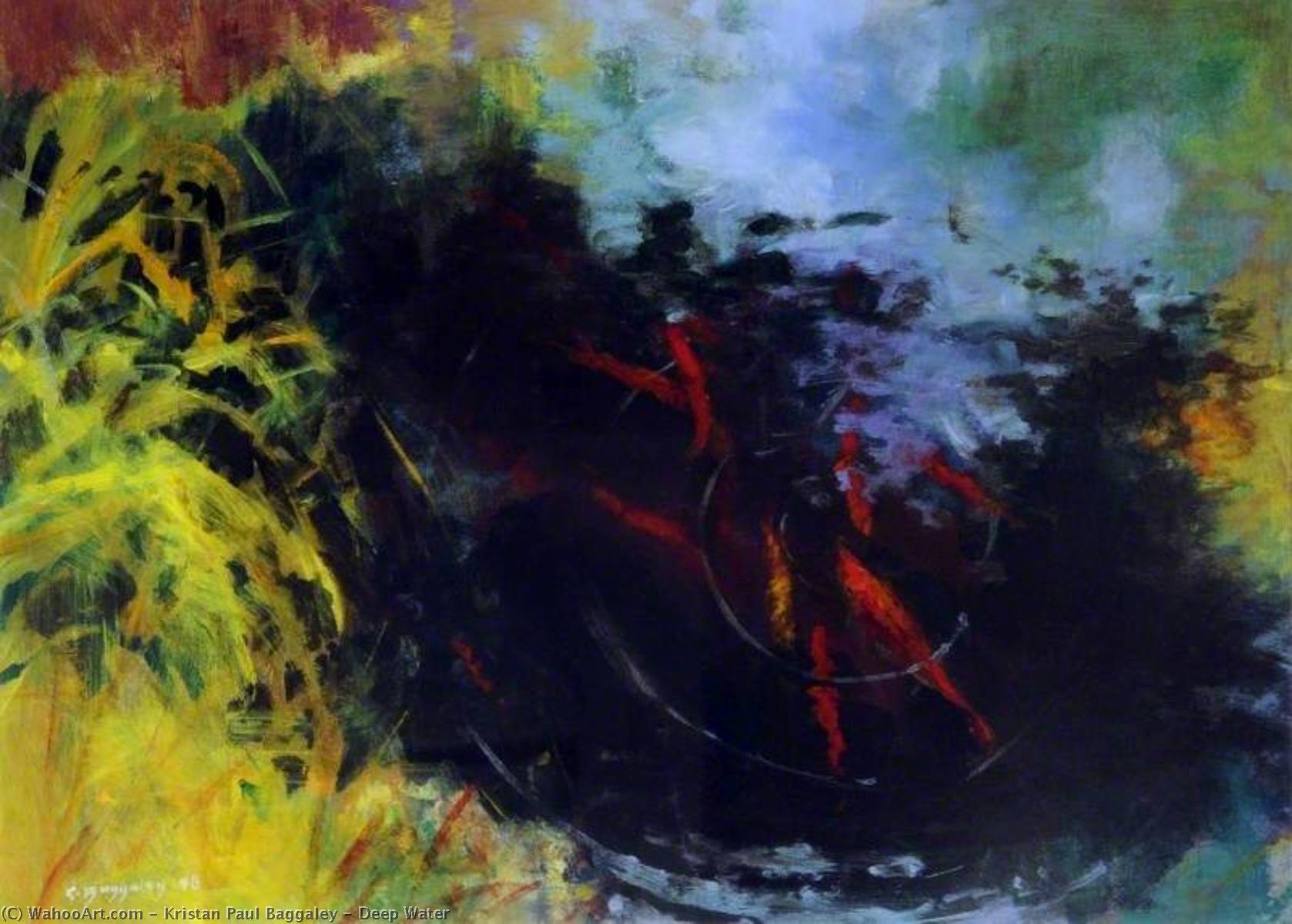 WikiOO.org - Encyclopedia of Fine Arts - Maľba, Artwork Kristan Paul Baggaley - Deep Water