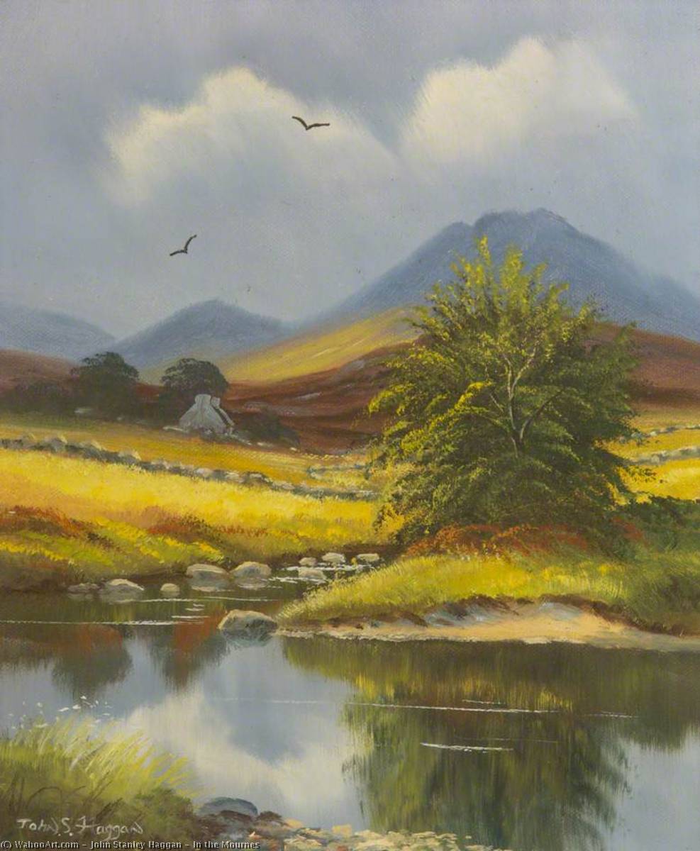 Wikioo.org - The Encyclopedia of Fine Arts - Painting, Artwork by John Stanley Haggan - In the Mournes