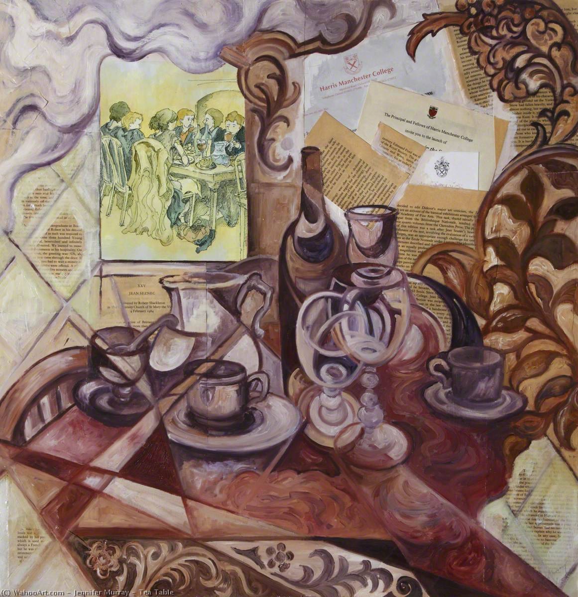 Wikioo.org - The Encyclopedia of Fine Arts - Painting, Artwork by Jennifer Murray - Tea Table