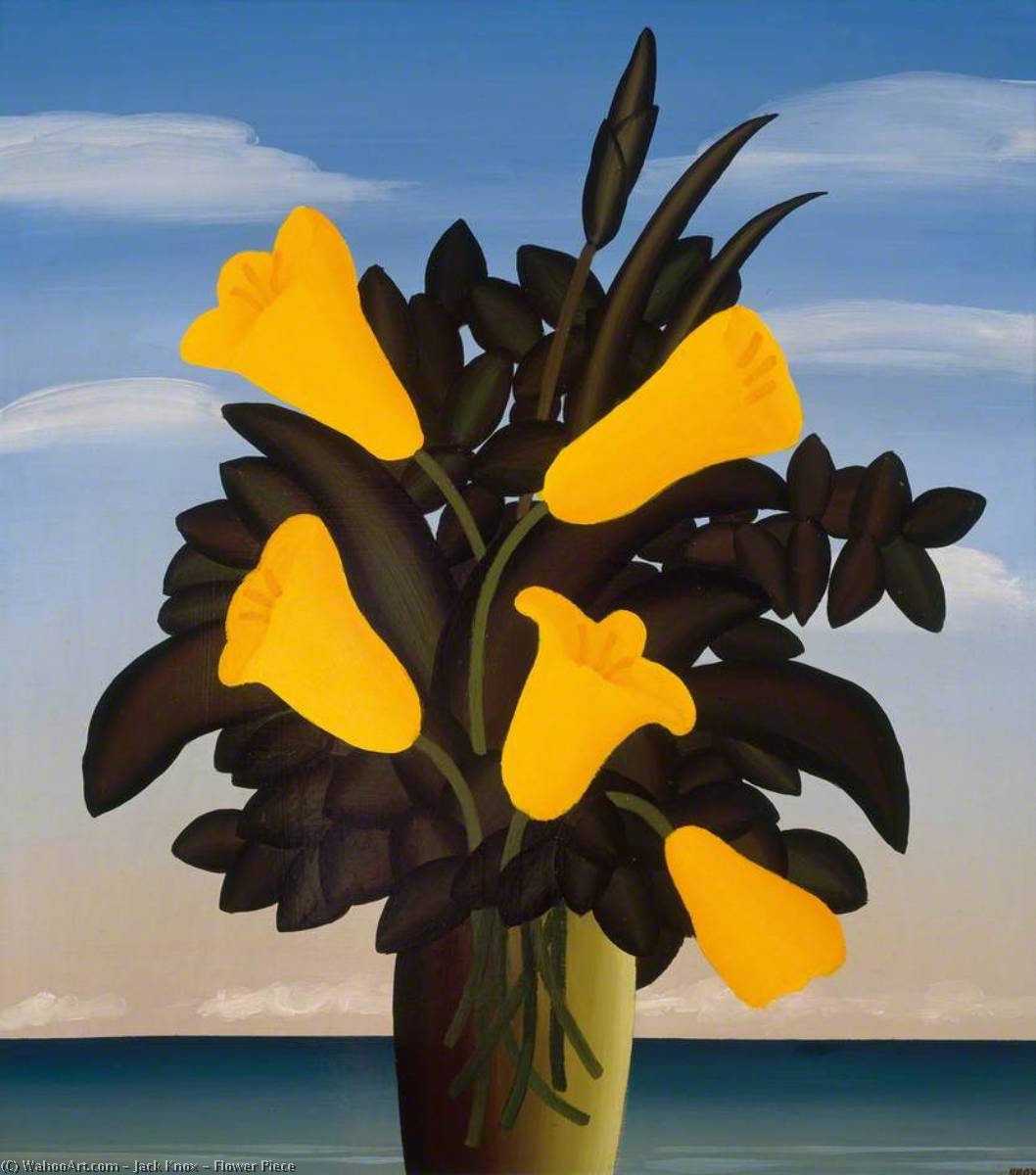 Wikioo.org - The Encyclopedia of Fine Arts - Painting, Artwork by Jack Knox - Flower Piece