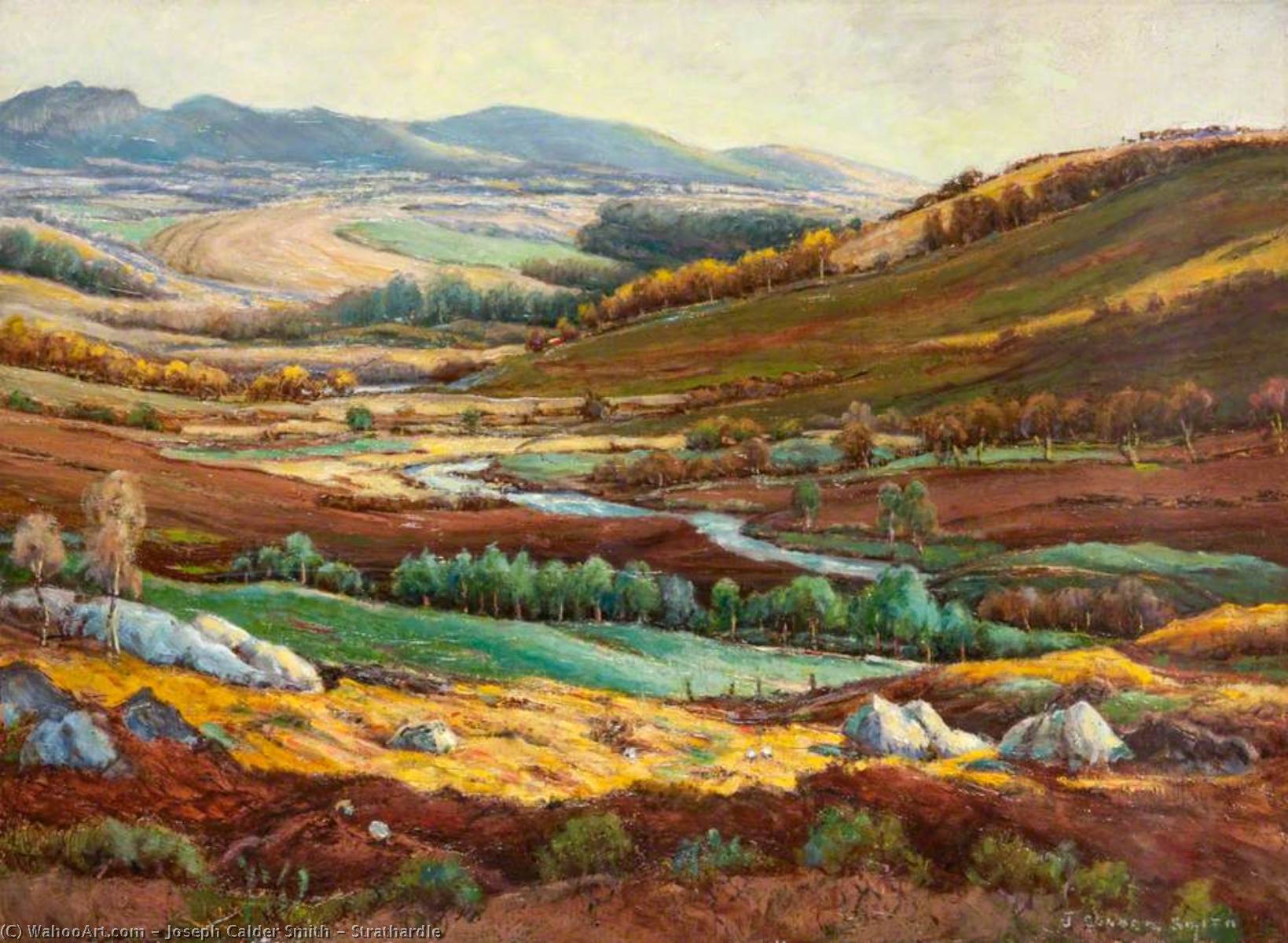 Wikioo.org - The Encyclopedia of Fine Arts - Painting, Artwork by Joseph Calder Smith - Strathardle