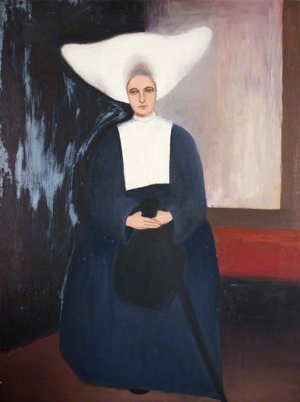 Wikioo.org - The Encyclopedia of Fine Arts - Painting, Artwork by Pamela Muriel Ward - A Belgian Nun