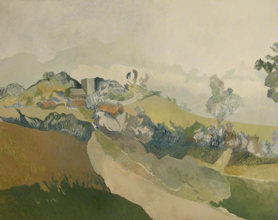 Wikioo.org - The Encyclopedia of Fine Arts - Painting, Artwork by Susan Hawker - Church at Steeple Aston