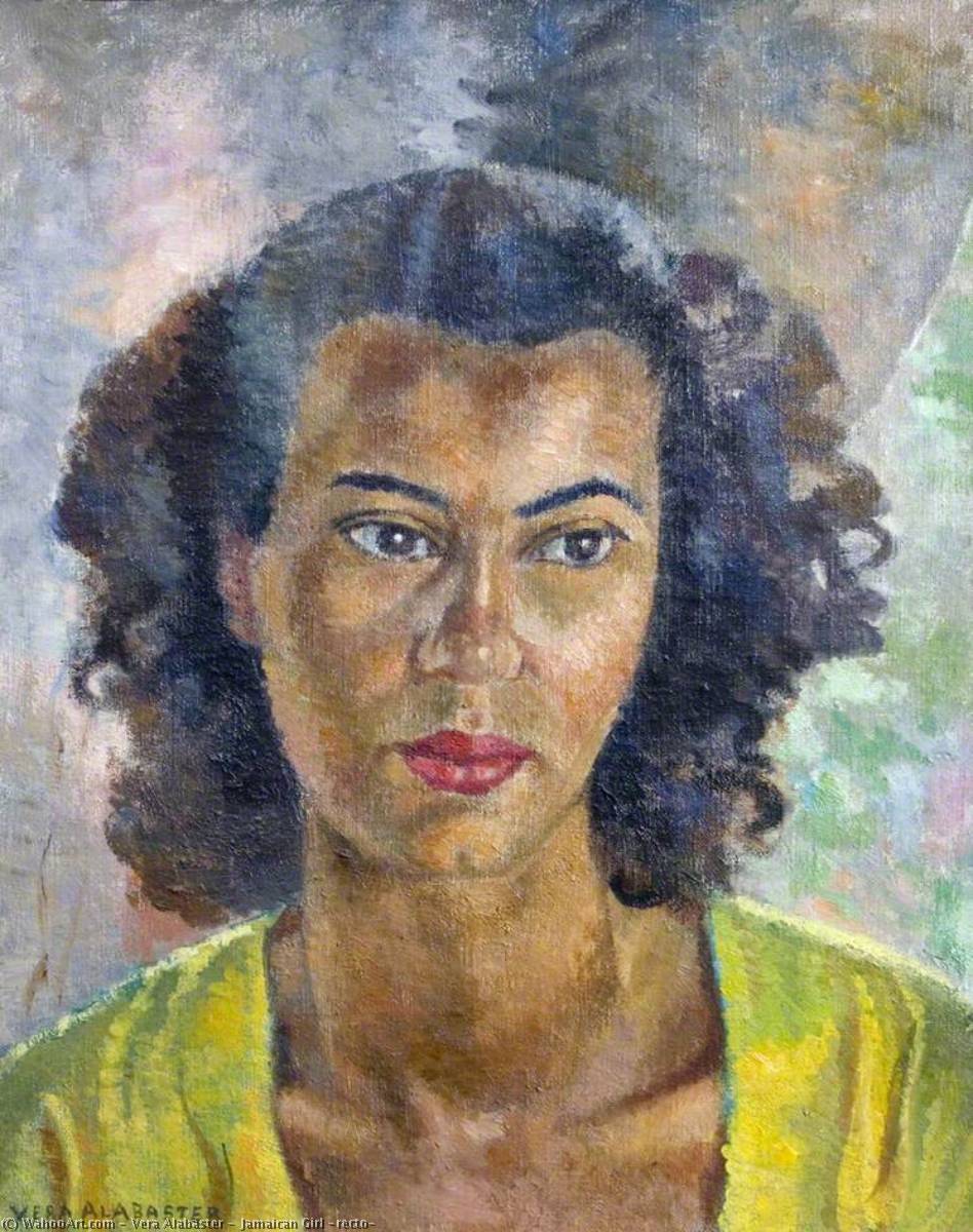Wikioo.org - The Encyclopedia of Fine Arts - Painting, Artwork by Vera Alabaster - Jamaican Girl (recto)