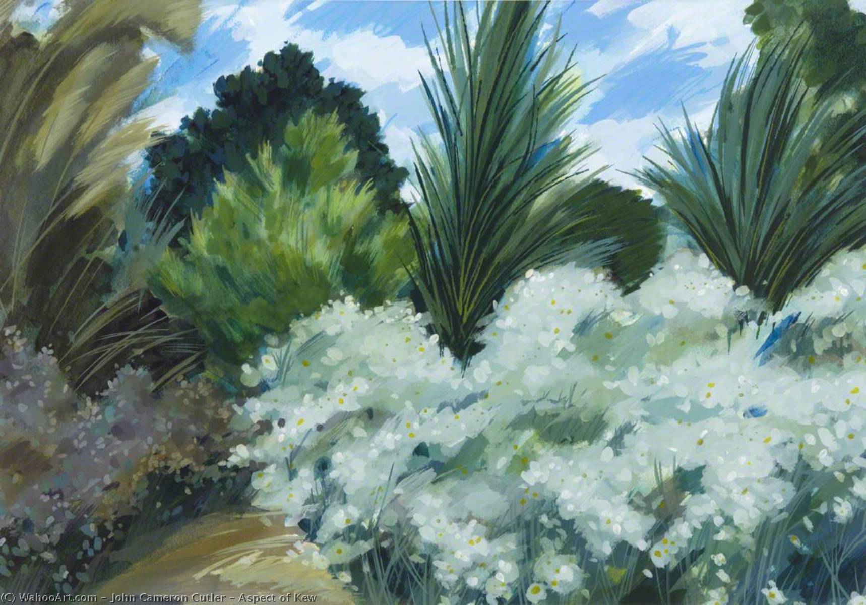 Wikioo.org - The Encyclopedia of Fine Arts - Painting, Artwork by John Cameron Cutler - Aspect of Kew