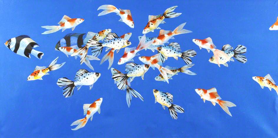 Wikioo.org - The Encyclopedia of Fine Arts - Painting, Artwork by Celia Wilkinson - Tropical Fish 1