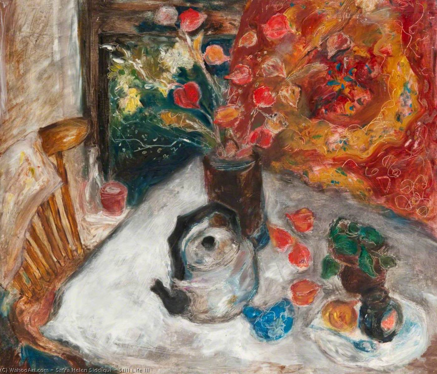 Wikioo.org - The Encyclopedia of Fine Arts - Painting, Artwork by Safra Helen Siddiqui - Still Life III