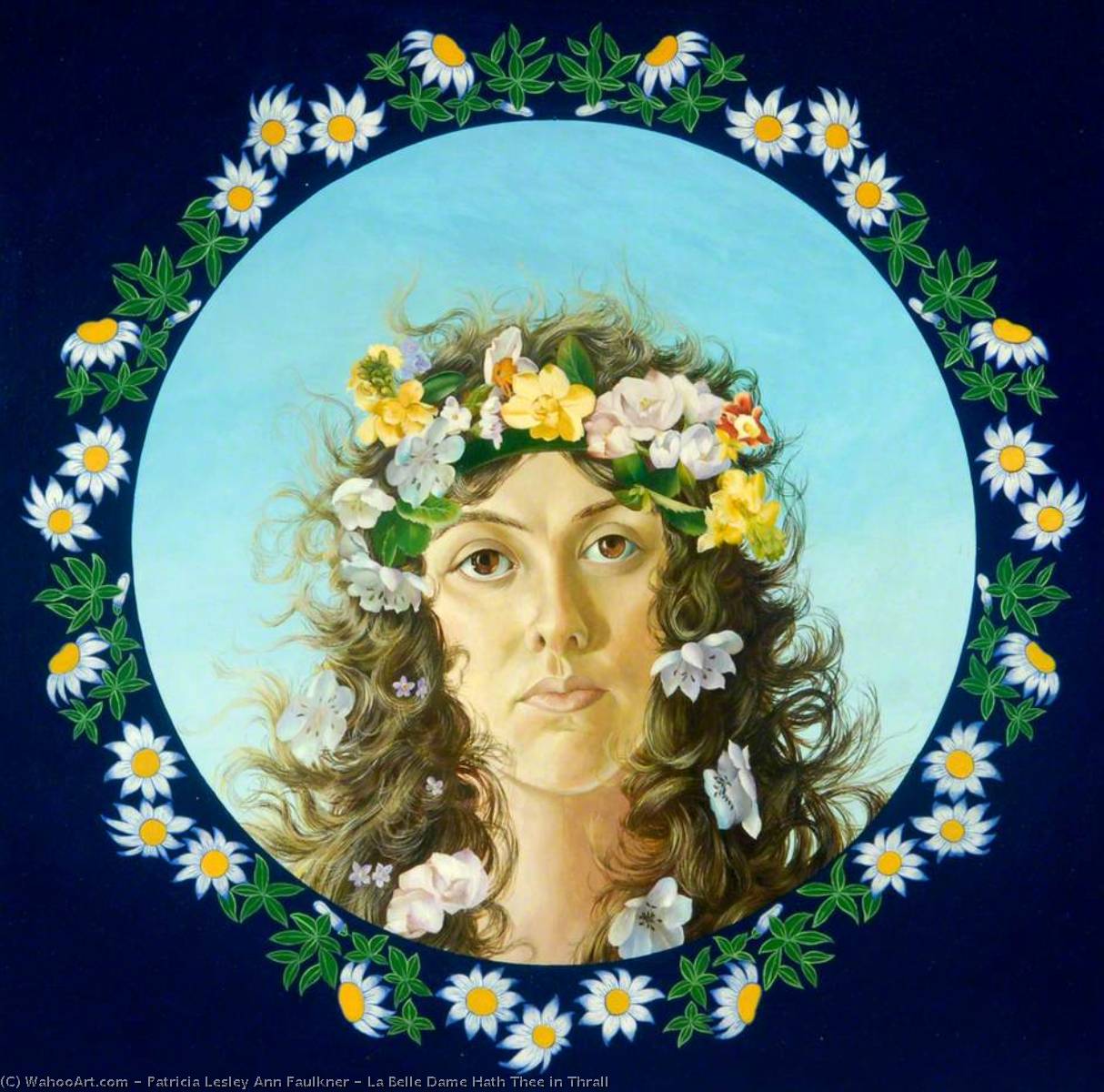 Wikioo.org - The Encyclopedia of Fine Arts - Painting, Artwork by Patricia Lesley Ann Faulkner - La Belle Dame Hath Thee in Thrall