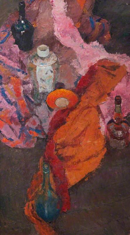 Wikioo.org - The Encyclopedia of Fine Arts - Painting, Artwork by Jean Fleming - Still Life, Chinese Vase