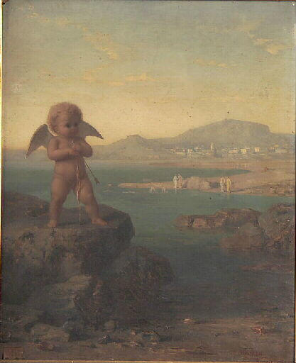 Wikioo.org - The Encyclopedia of Fine Arts - Painting, Artwork by Hamon Jean Louis - L'Amour aux bains de mer