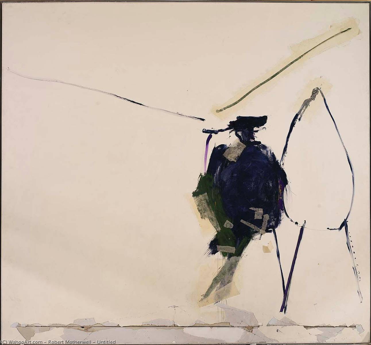 Wikioo.org - The Encyclopedia of Fine Arts - Painting, Artwork by Robert Motherwell - Untitled