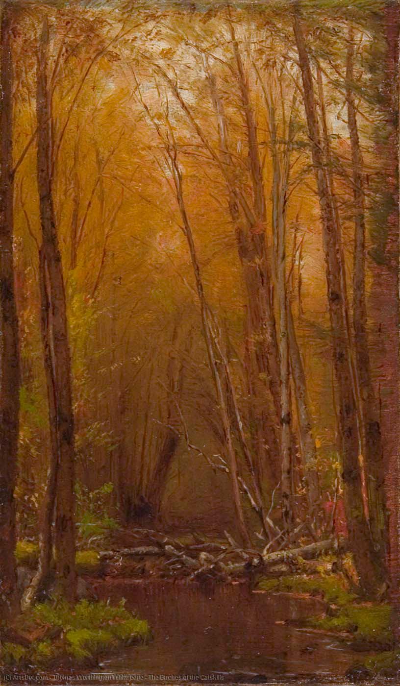 Wikioo.org - The Encyclopedia of Fine Arts - Painting, Artwork by Thomas Worthington Whittredge - The Birches of the Catskills